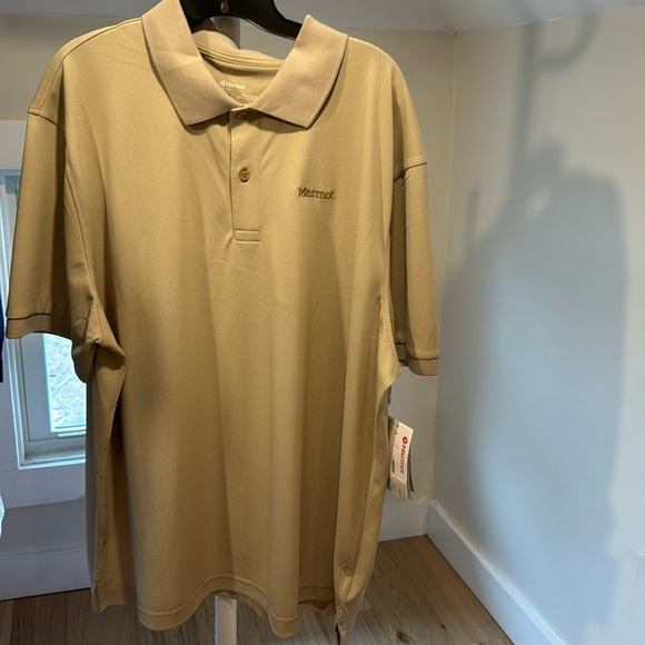 Marmot Other - NWT marmot polo in tan, XXL